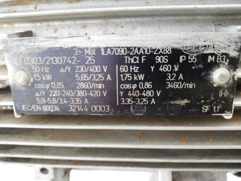 KSB Etanorm SYA 032-160.1 - Centrifugal Pump