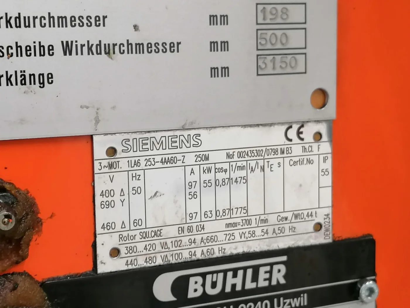 Bühler Cobra 501/SRK-440 - Sand mill - 7