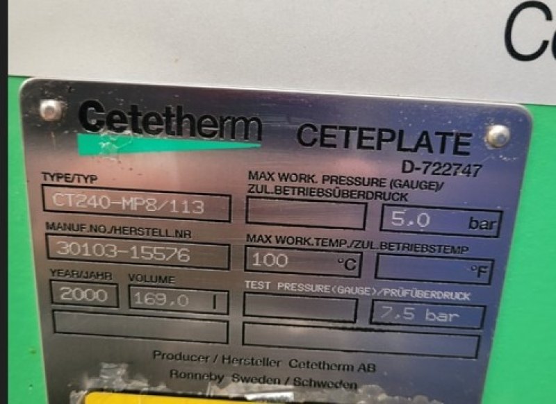 Cetetherm CETEPLATE CT240 - Plate heat exchanger