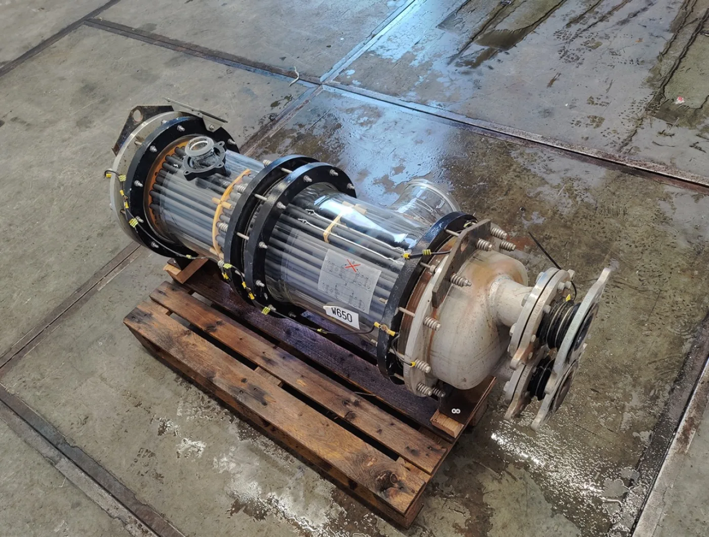 QVF Glasstechnik S-ROB45/300/SH/3SIC-4,5m² - Shell and tube heat exchanger - 8