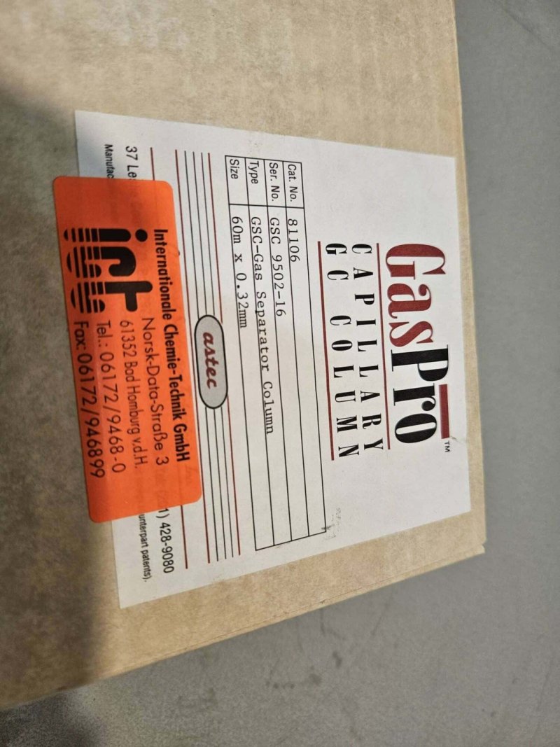Astec gaspro 60m x 0.32mm gas sep Kolom