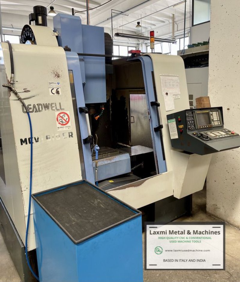 VERTICAL MACHINING CENTER, LEADWELL – MCV 610CR - Laxmi Metal & Machines, Rohtak