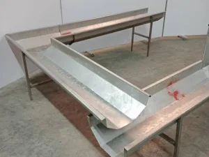 Poultry bleeding trough