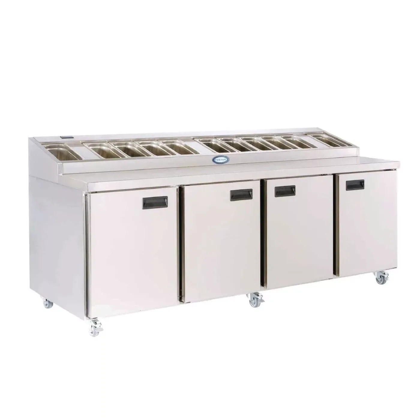 Foster Four Door Prep Counter Fridge FPS4HR - islandcatering - 1