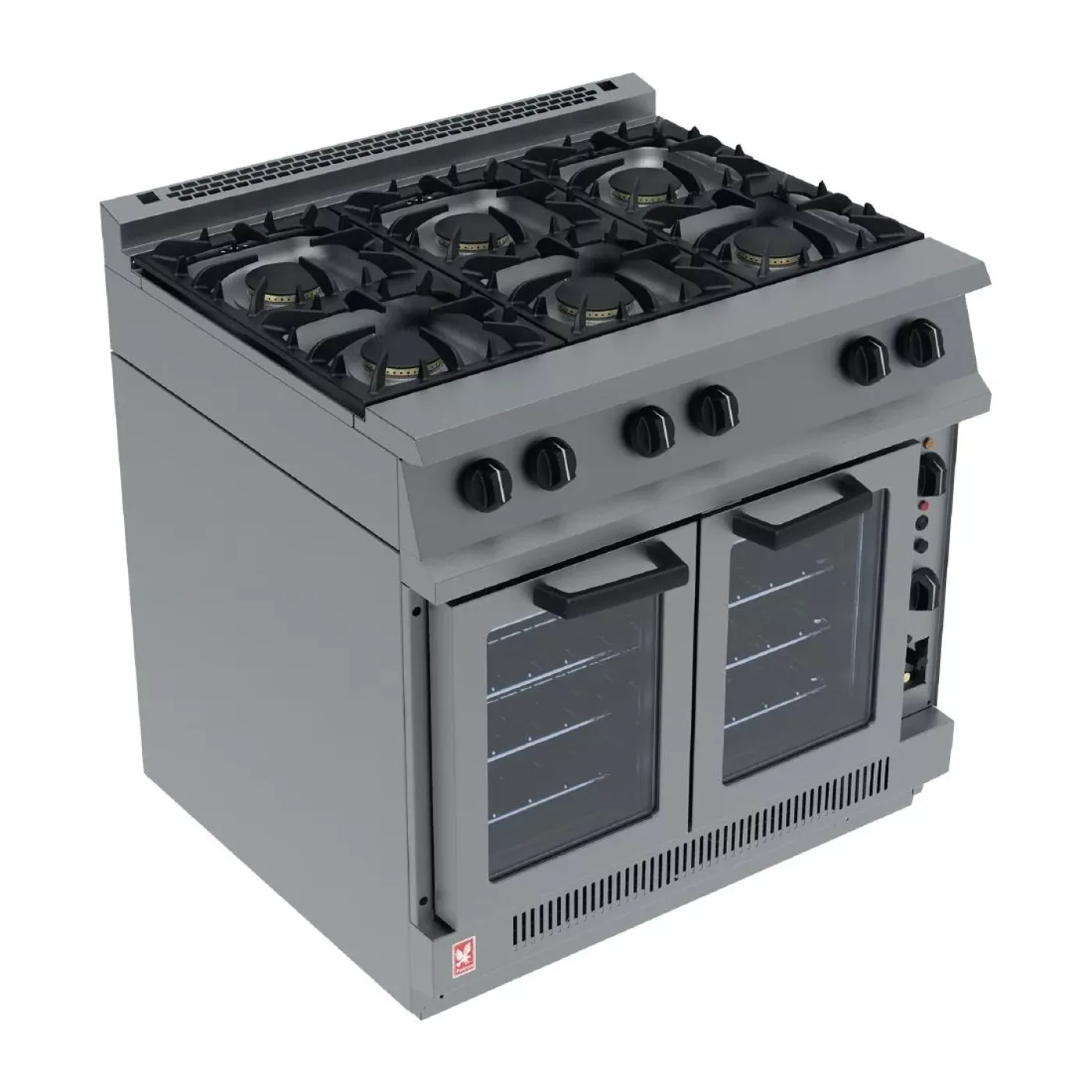 Falcon Dominator 6 Burner Convection Propane Gas Oven Range G2102 - islandcatering - 1
