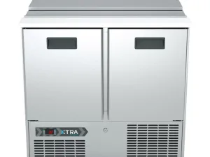 Foster Two Section XTRA Saladette Counter Fridge St/St Ext/Int XRS-2H 33-270 - islandcatering