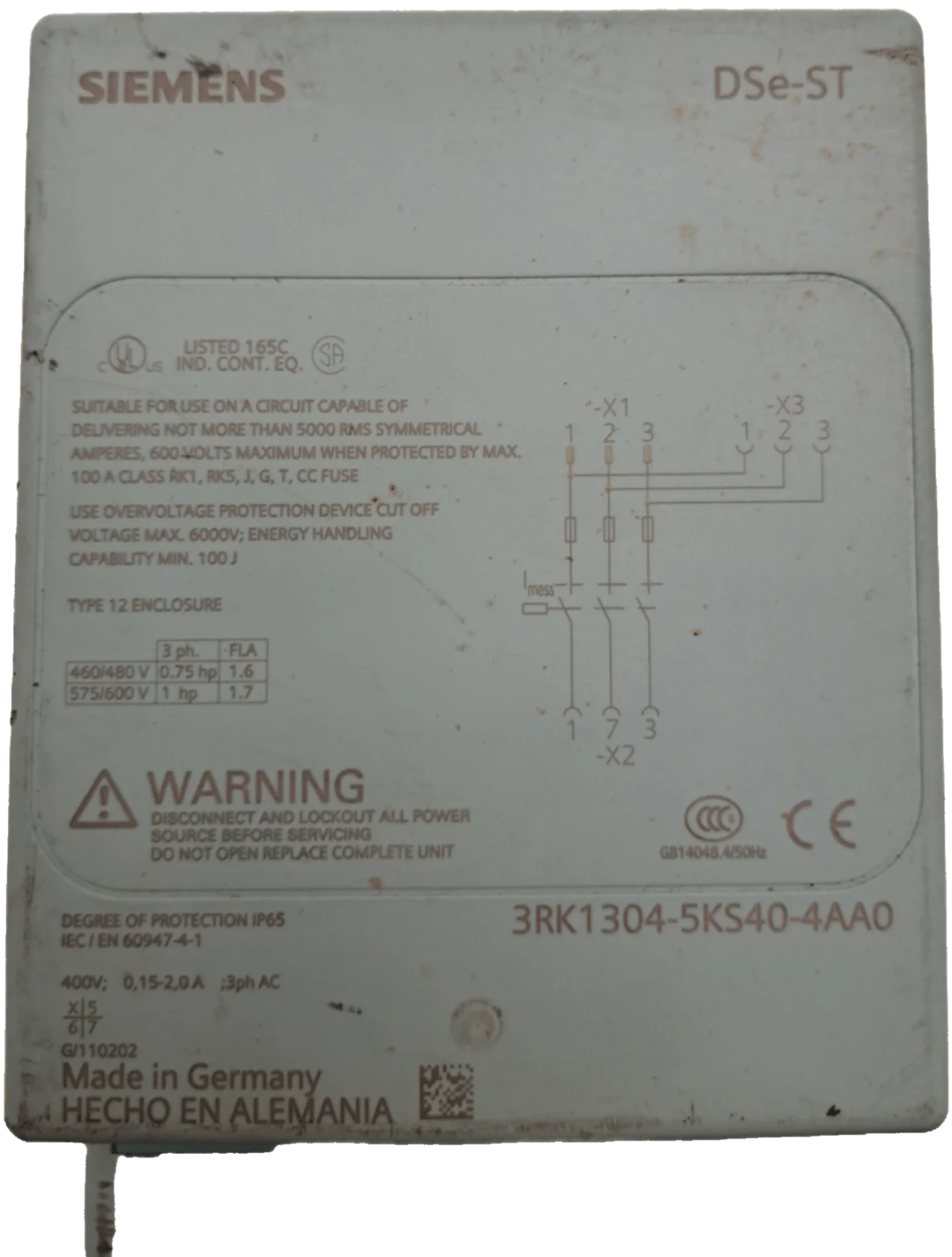 Siemens ET 200pro DSE ST 3RK1304-5KS40-4AA0 - 2