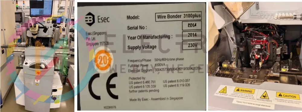 Besi Esec 3100 Plus, Wire Bonders, vintage 2014