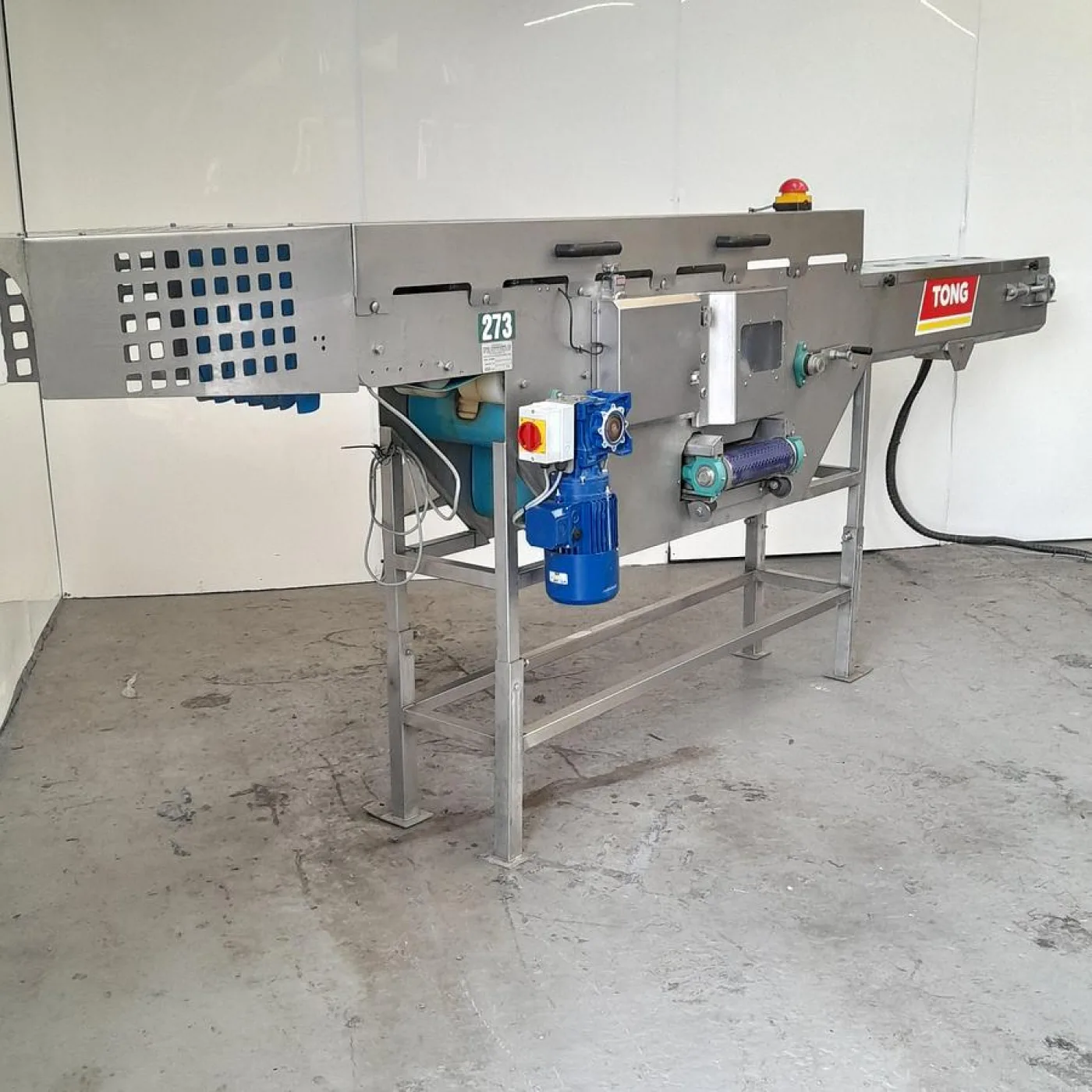 2016 Used Tong Broccoli Trimmer with Control Box - 7