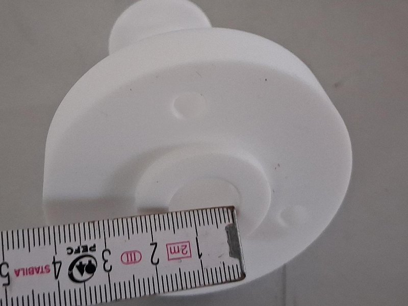 Normag PTFE-Flanschadapter DN 25 – mit Rohransatz Ø15 mm 1/2 Zoll für Labor- und Prozessanschluss