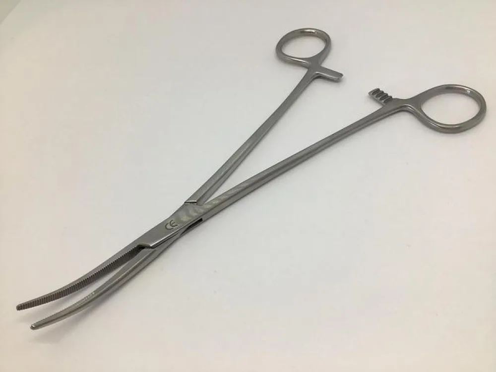 Heiss Forcep Curved 200mm