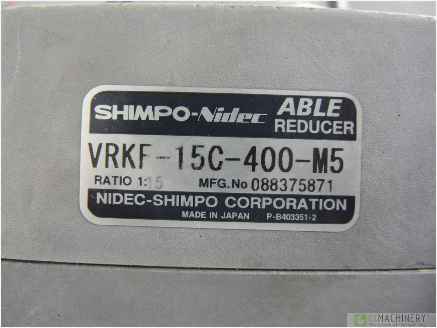 2010 PANASONIC MSMA042A1E + REDUCER AI2168 - 6