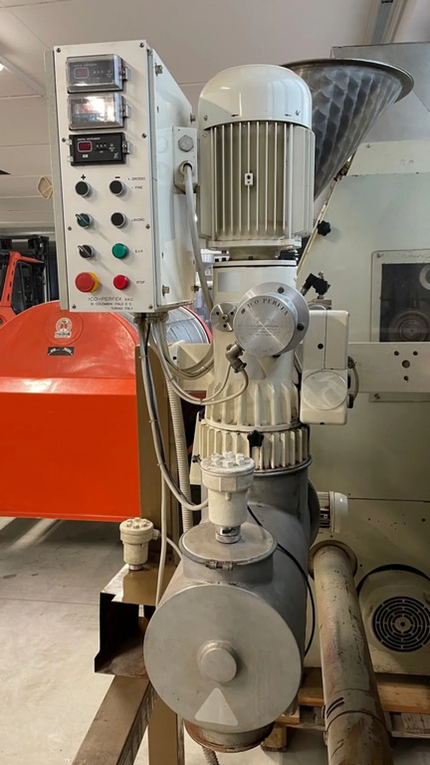 COFFEE GRINDER FIRM COLOMBINI WITH CONTROL PANEL, PRODUCT LOADING SYSTEM IN BEANS WITH STAINLESS STEEL HOPPER, SECOND-HAND MACHINE - 5