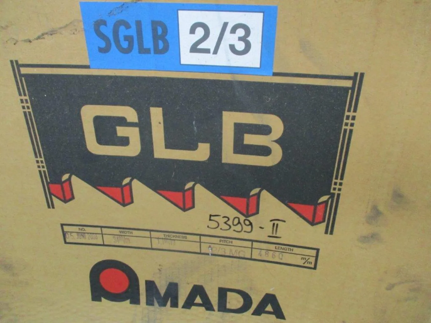 SGLB 4860*34*1,1 AMADA - 5