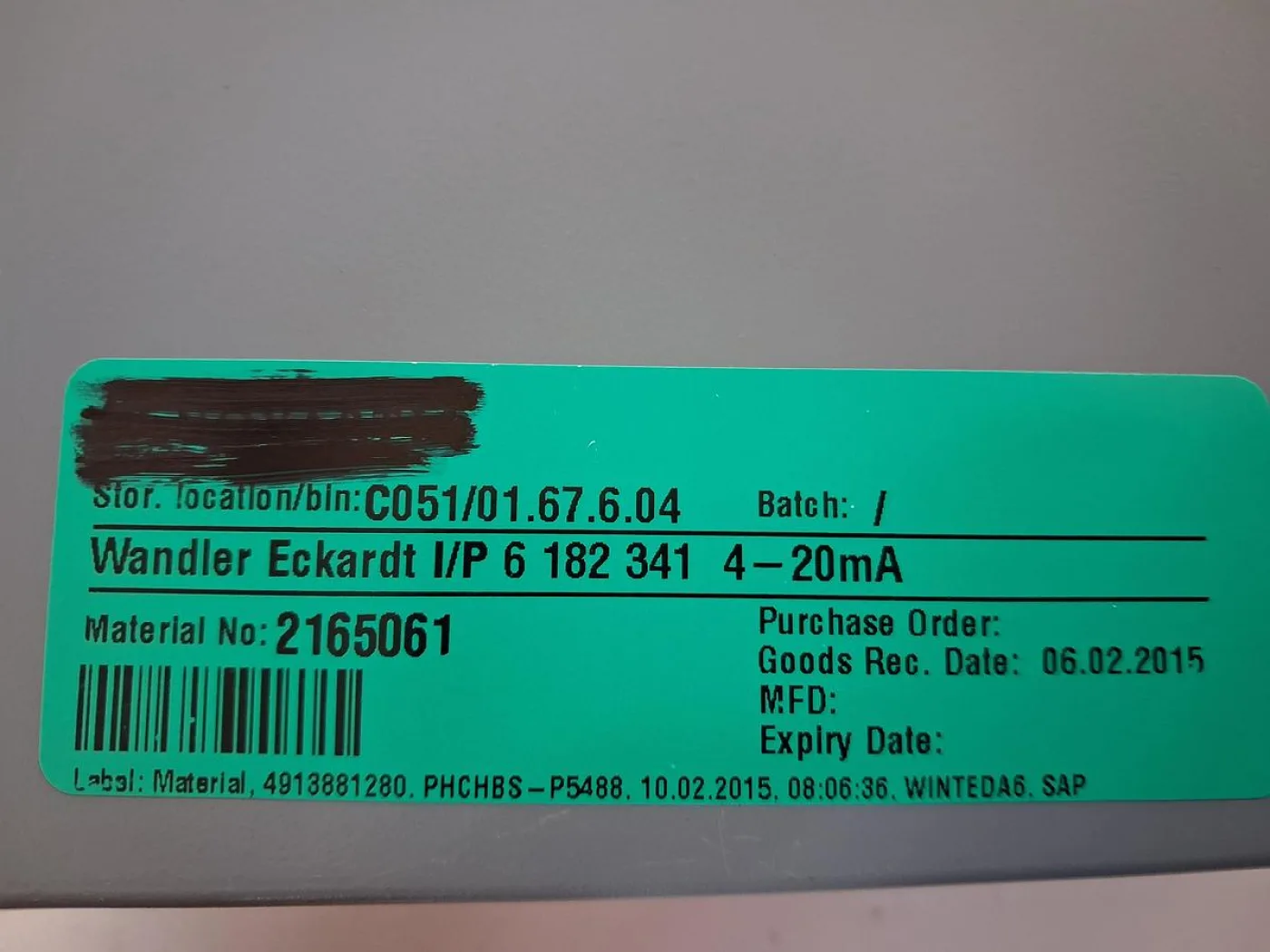 Eckardt P 6182 341 I/P Signal Converter - 6