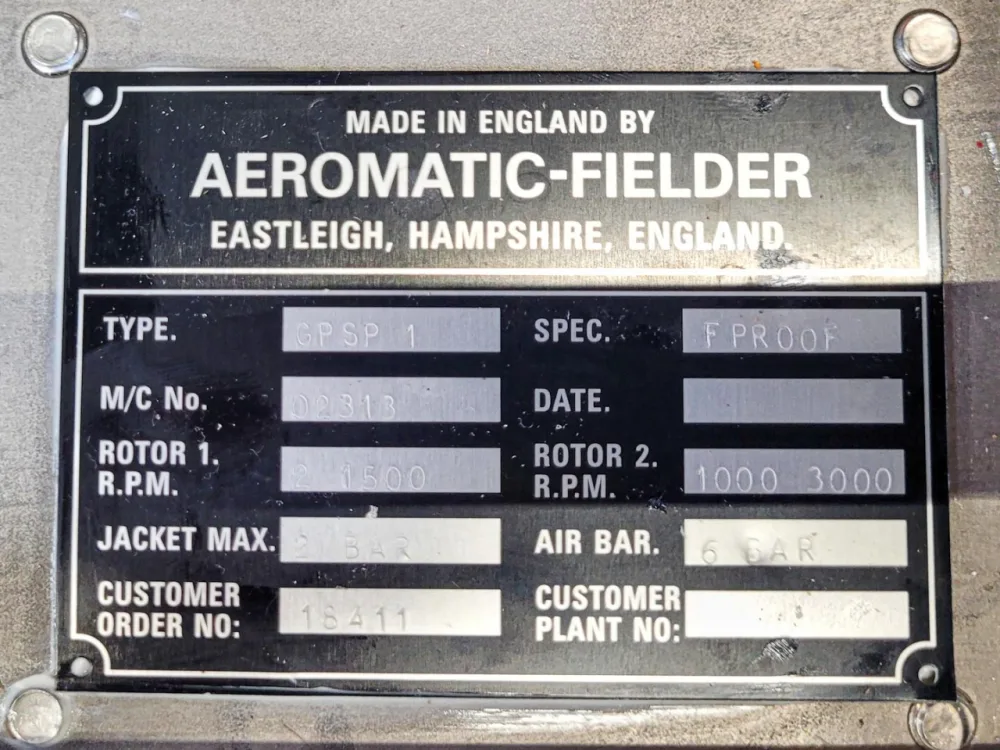 Aeromatic GP SP-1 - Single Pot Processing - Universal mixer
