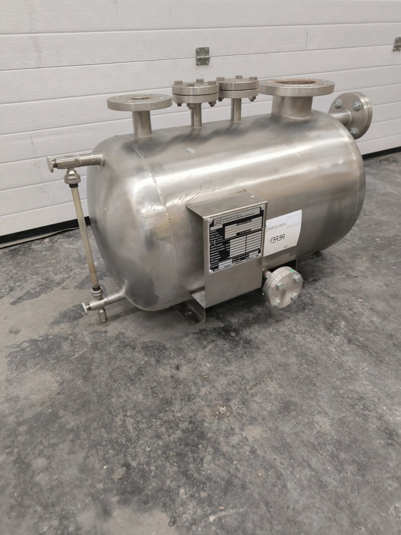 HORIZONTAL STAINLESS STEEL TANK 125 LITRES