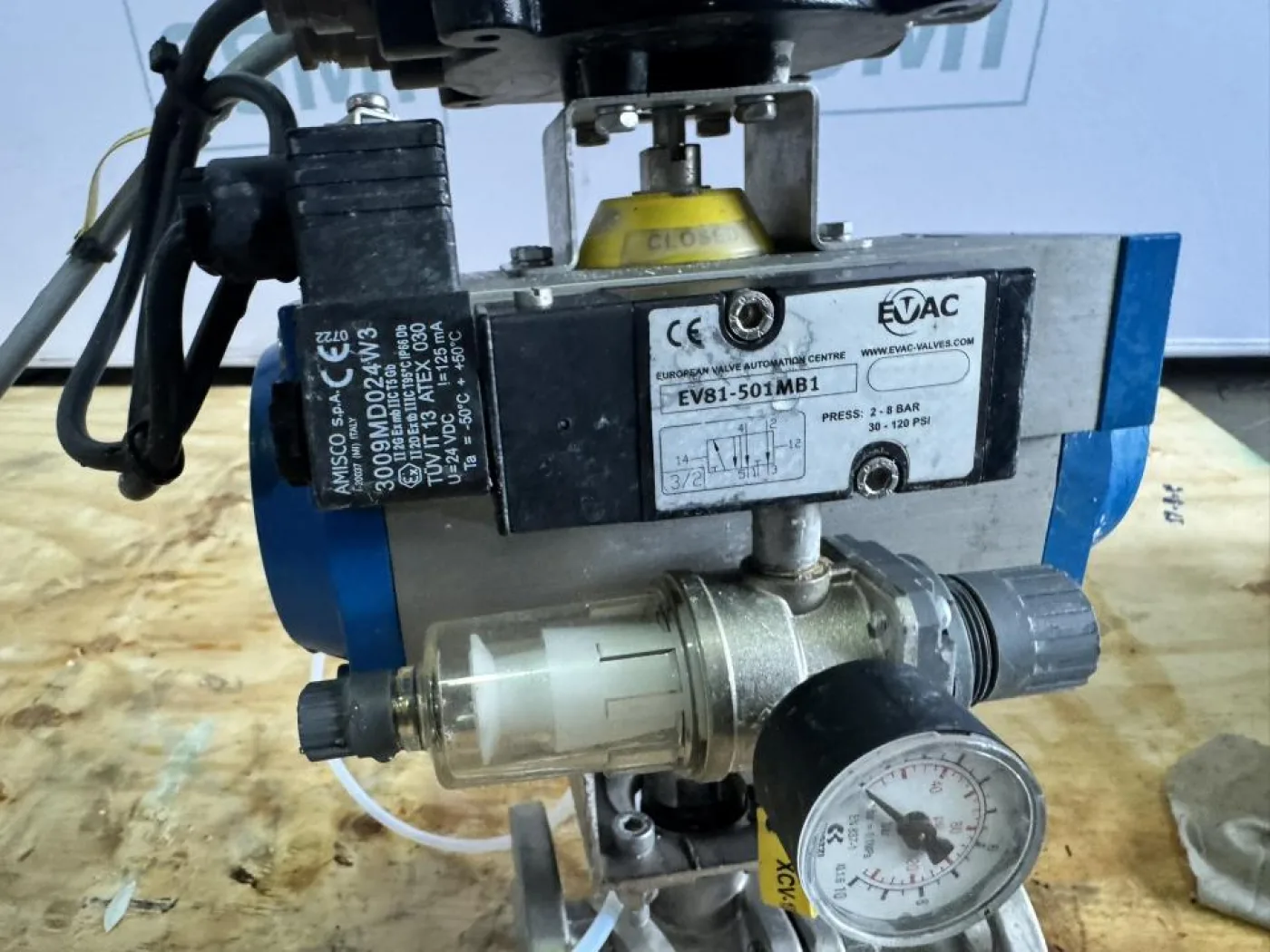 2022 Ioniqa / Max-Air Technology Pneumatic Quarter-Turn Ball Valve Assembly with Pneumatic Actuator - 4