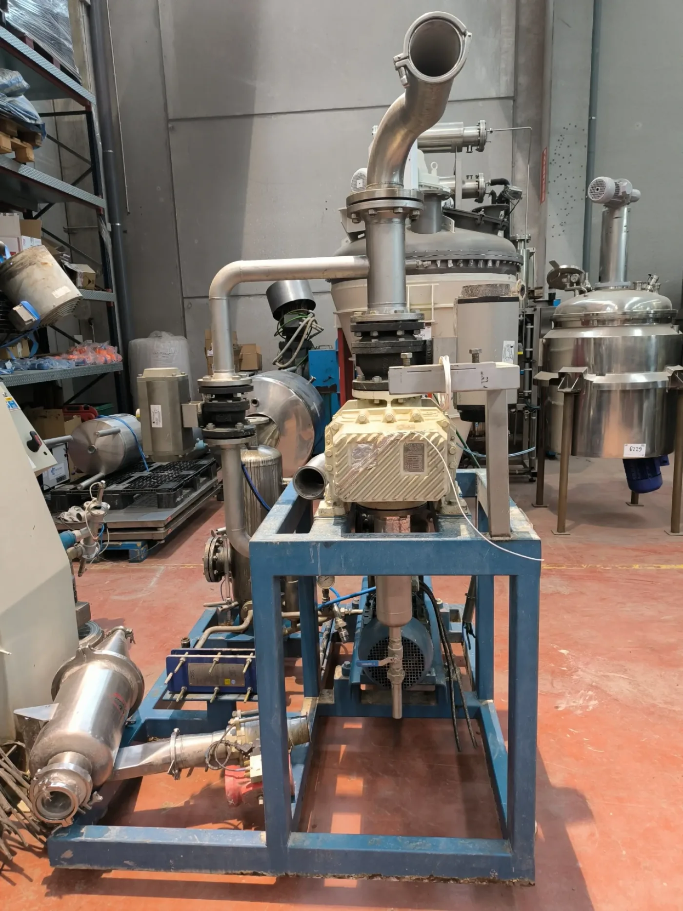 BICONICAL DRYER LLEAL SBC-1400 STAINLESS STEEL 316 1400 LITERS WITH VACUUM UNIT - 8