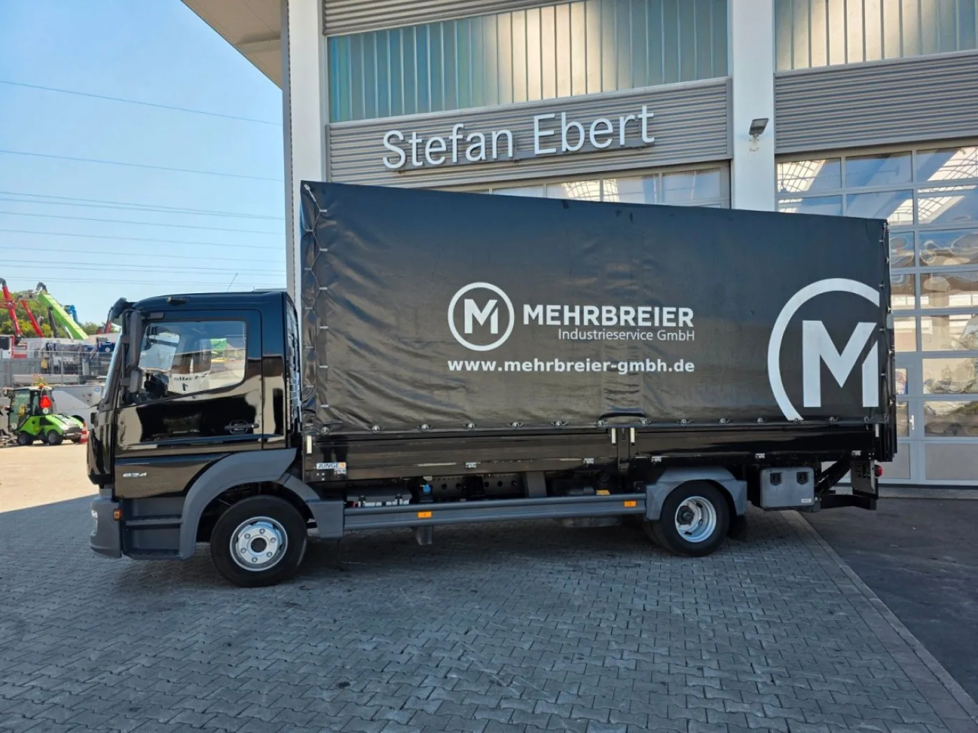 Mercedes Benz Atego 824 L Bär LBW 1.000kg AHK Air Conditioning 3 Sitze - 5