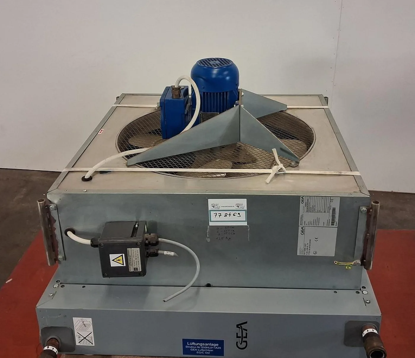 GEA Wärmetauscher / Luftkühler mit integriertem Axialventilator und ATEX-Motor - 1