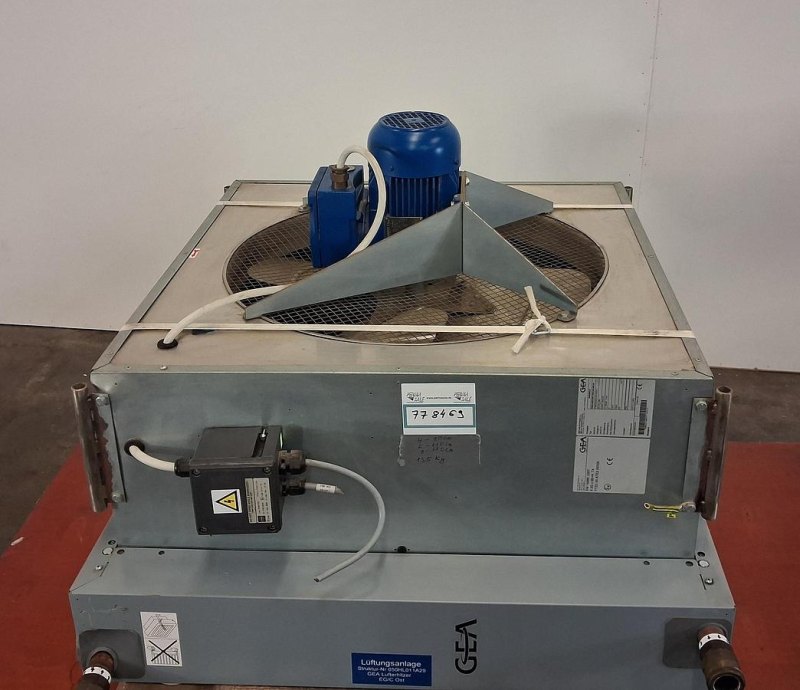 GEA Wärmetauscher / Luftkühler mit integriertem Axialventilator und ATEX-Motor