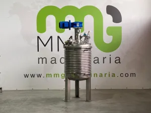 REACTOR CON AGITADOR 150L ACERO INOXIDABLE CON SERPENTÍN