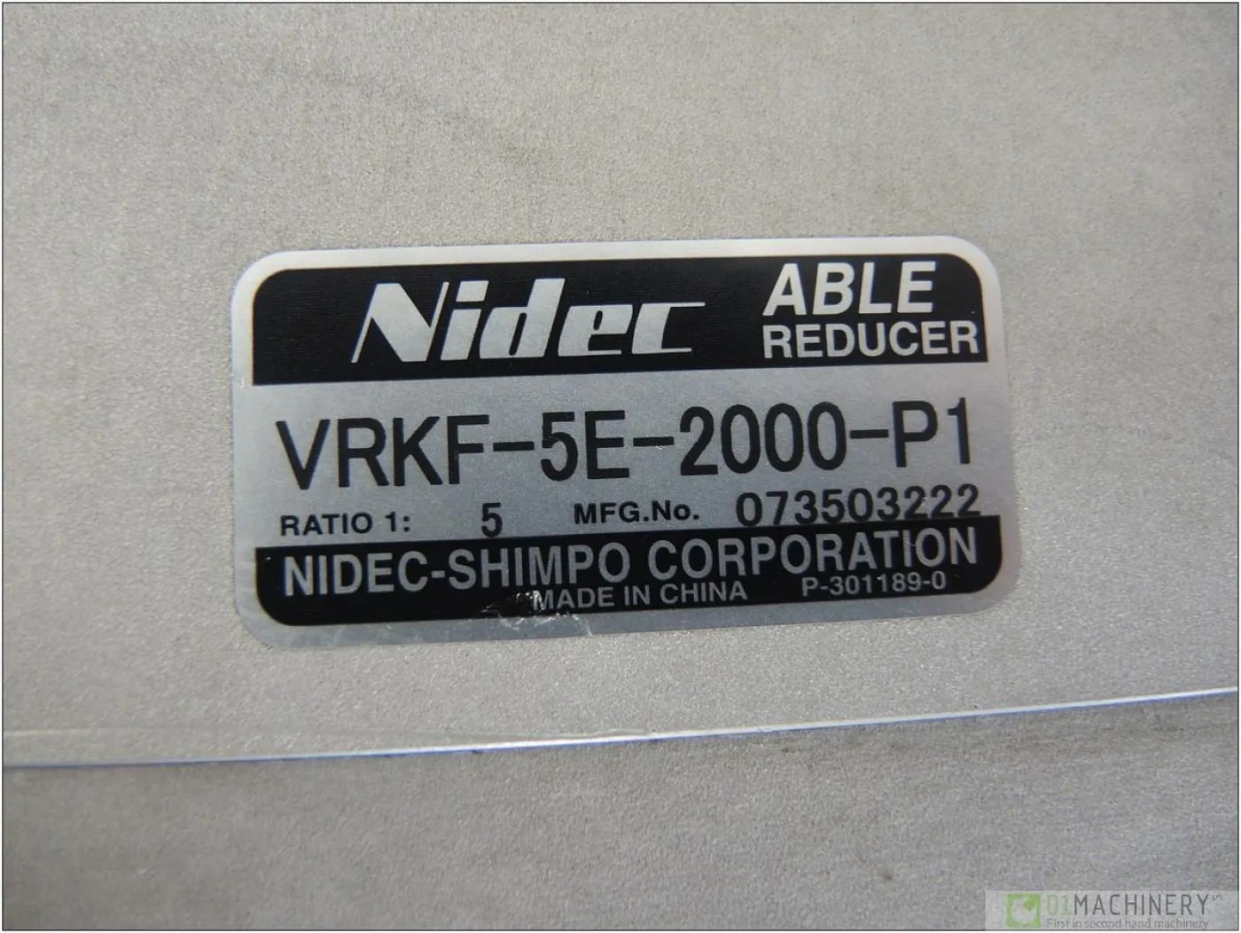 2010 SHIMPO VRKF-5E-2000-P1 AI2172 - 5