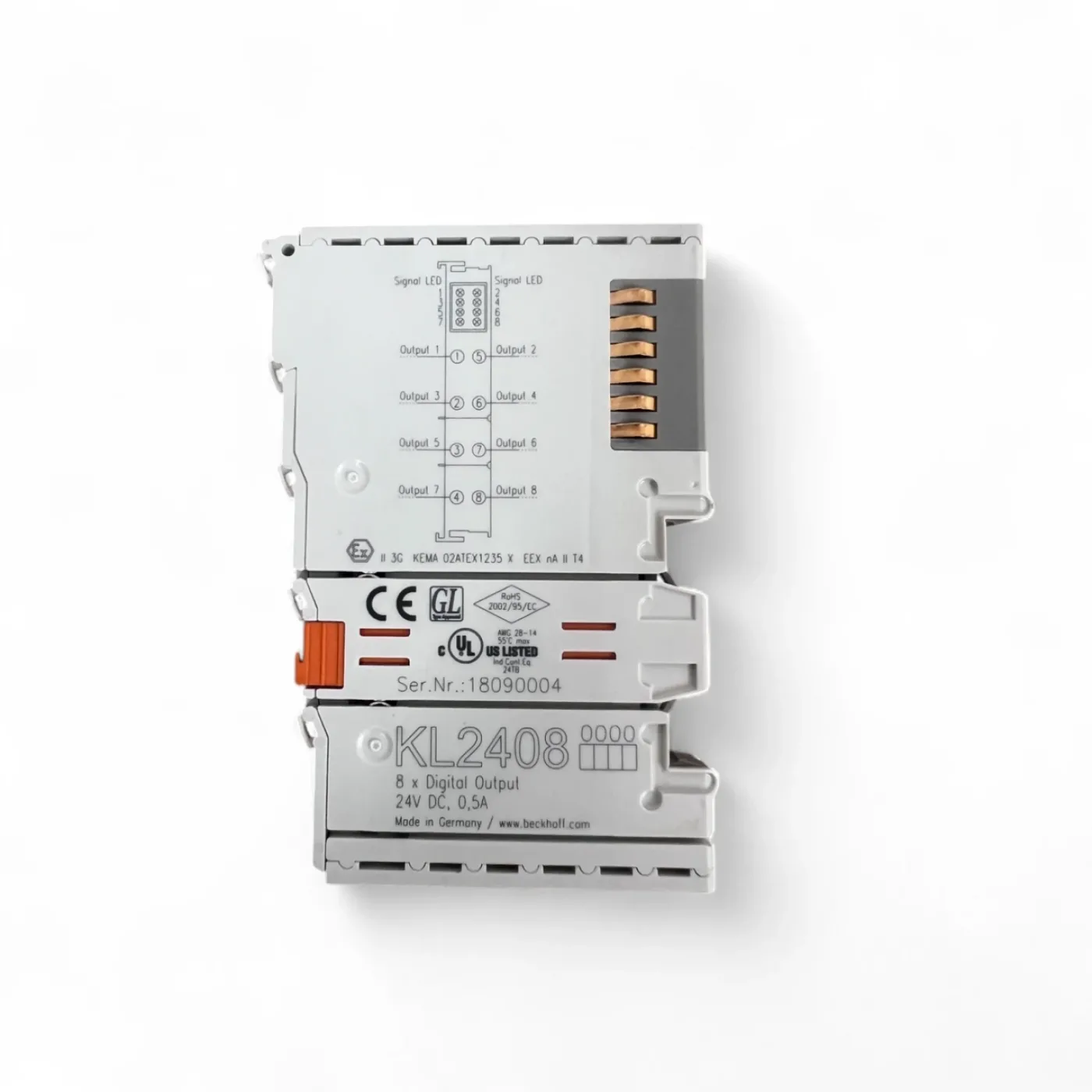 HOMAG Busklemme KL2408 OUT-8 – Artikelnummer 4086050463 – Beckhoff-Nr. KL2408 - 1