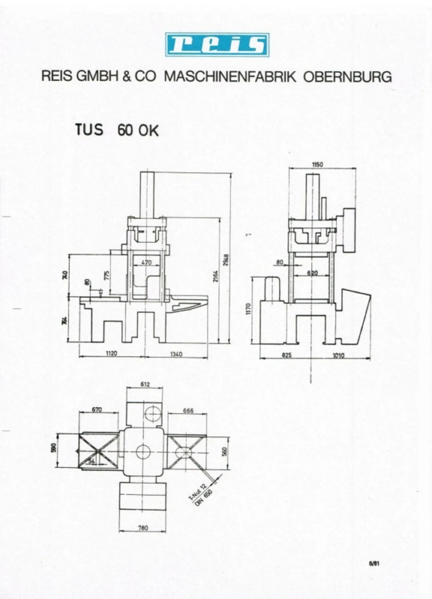 TUS 60 OK 20 REIS 1991 - 2