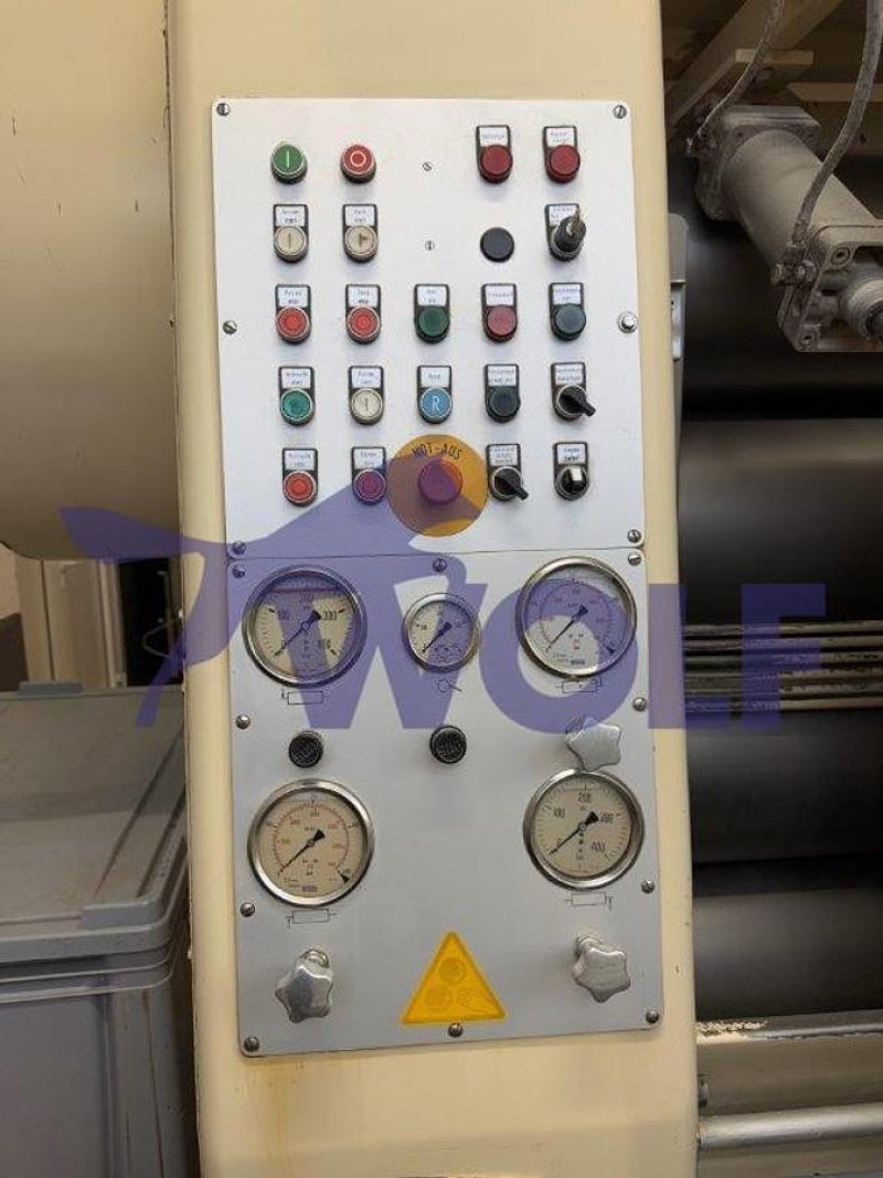 hydraulisches Fünfwalzwerk Lehmann - Type WF 20, 2000 mm Walzenbreite.