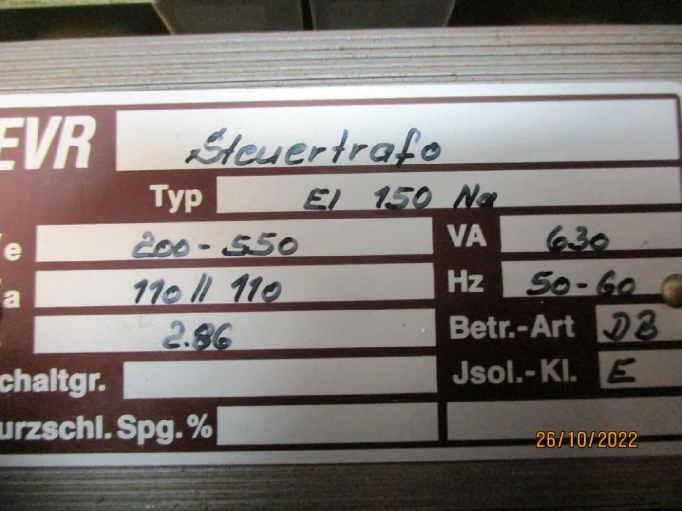 El 150 Na EVR unbekannt - 6