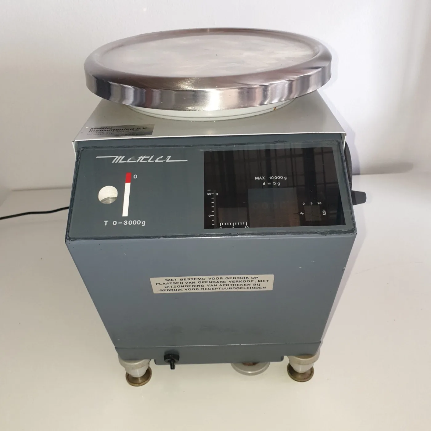 1443 - Used Mettler P-10 vintage precision balance - 1
