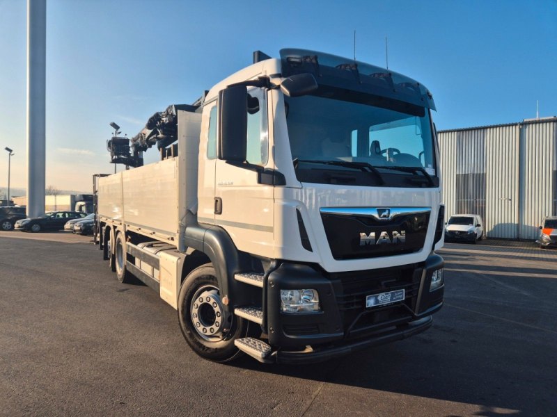 Man TGS 26.460 6x2 Baustoff / Hiab 177 K