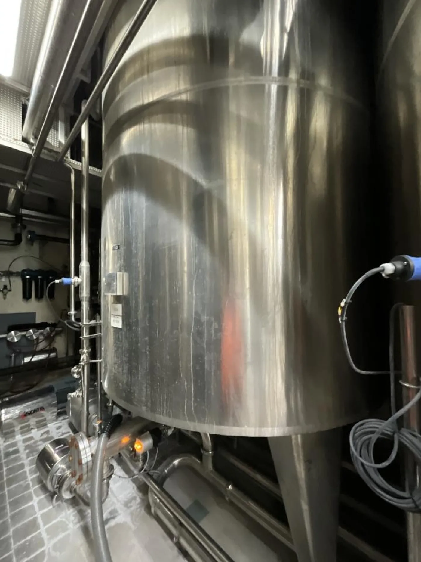 1996 Boccard Boccard 7500 Litre Stainless Steel Vertical Caustic Water Storage Tank - S - 5