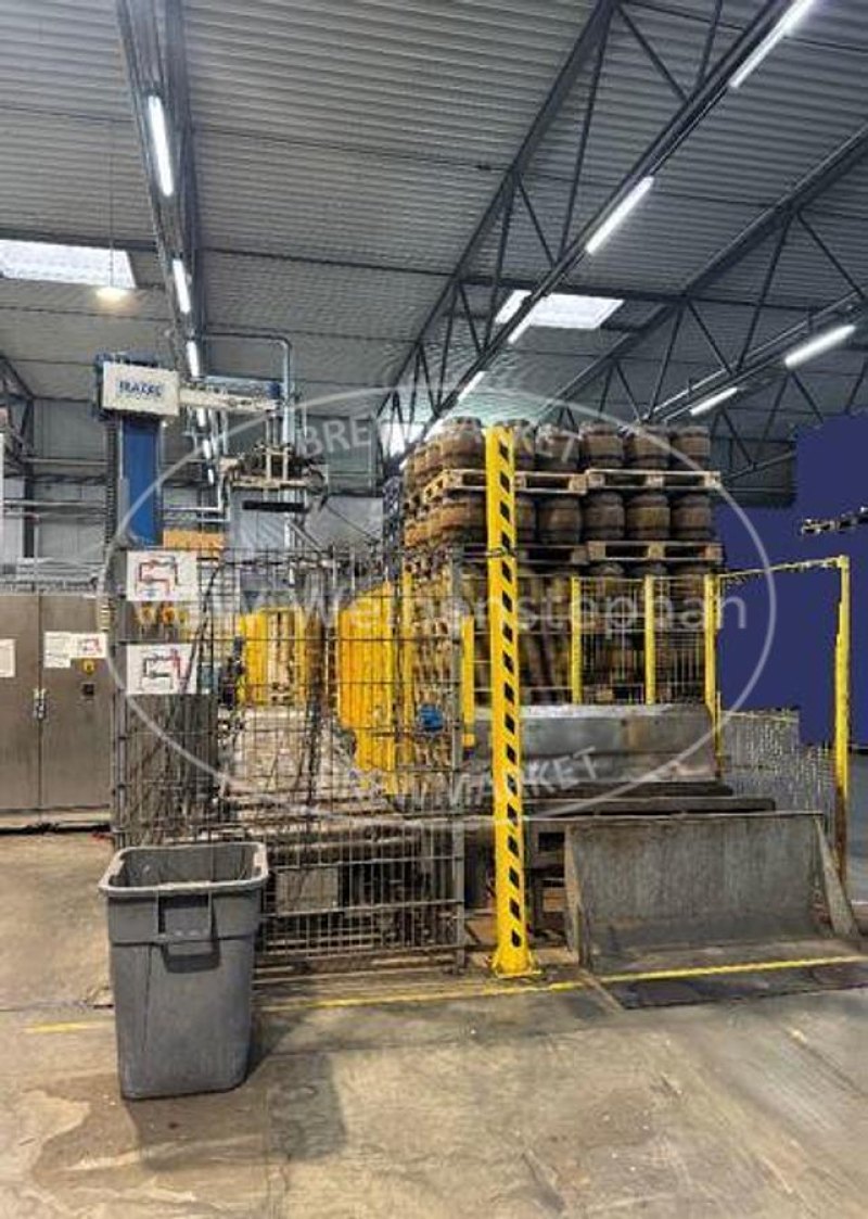 Palletising and depalletising plant