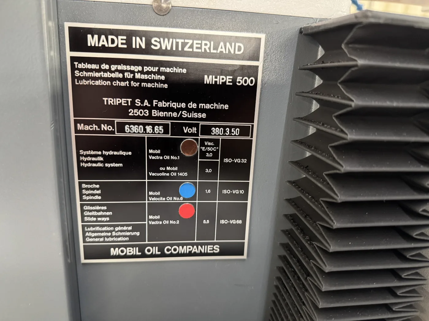 PLANEUSE TRIPET MHPE-500 - 2