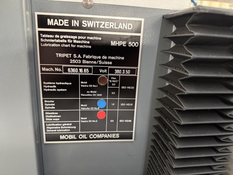 PLANEUSE TRIPET MHPE-500