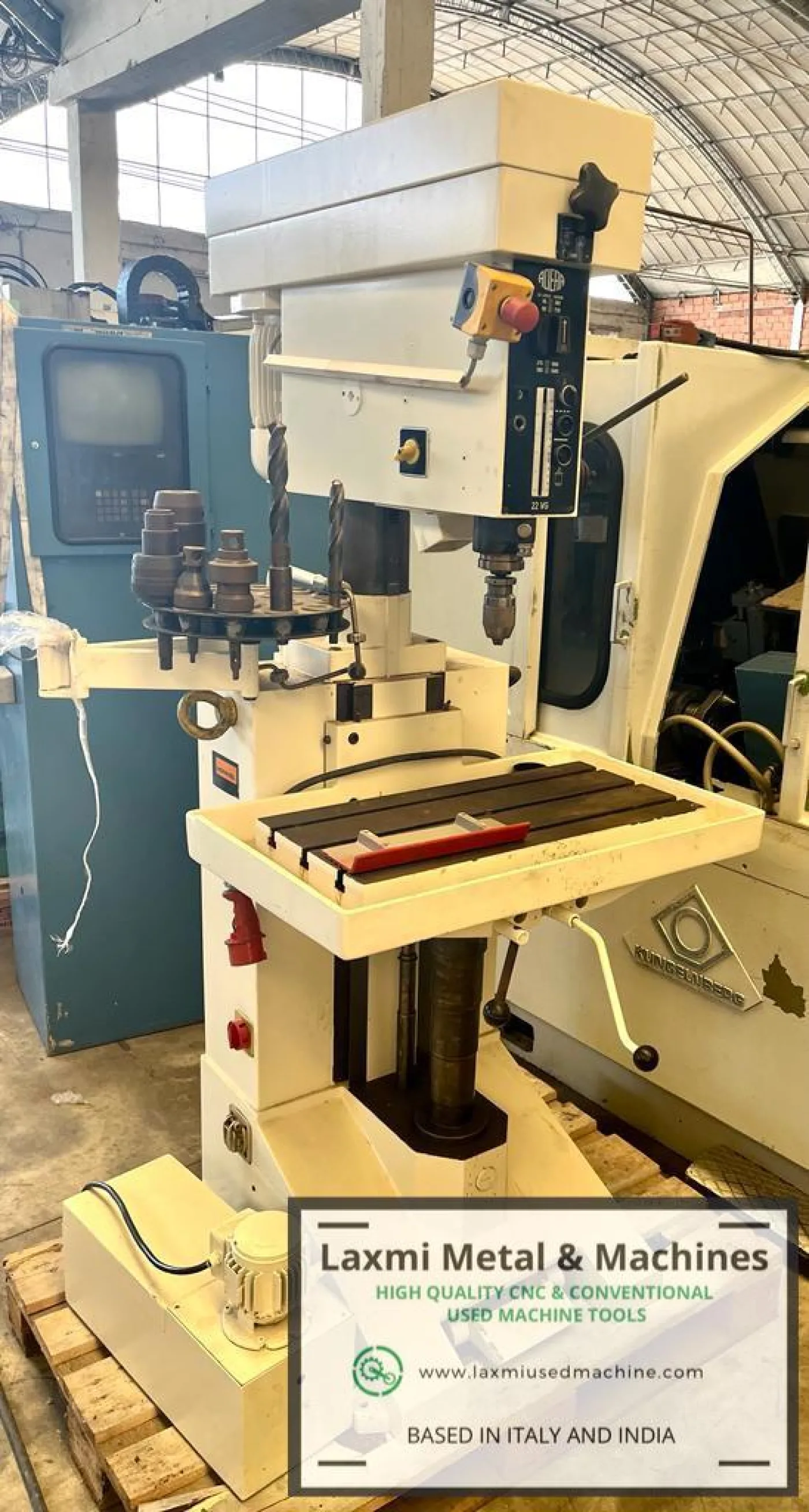 COLUMN DRILLING + MILLING MACHINE, ACIERA - 22VG - Laxmi Metal & Machines, Rohtak - 1