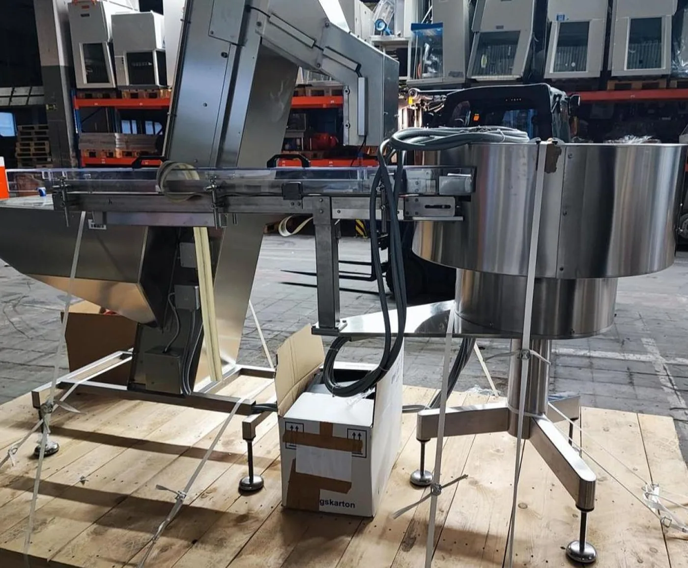 Ozaf E-15 AG Automatischer Zuführelevator mit Ozaf Automatischer Auflockerungsvorrichtung - 8