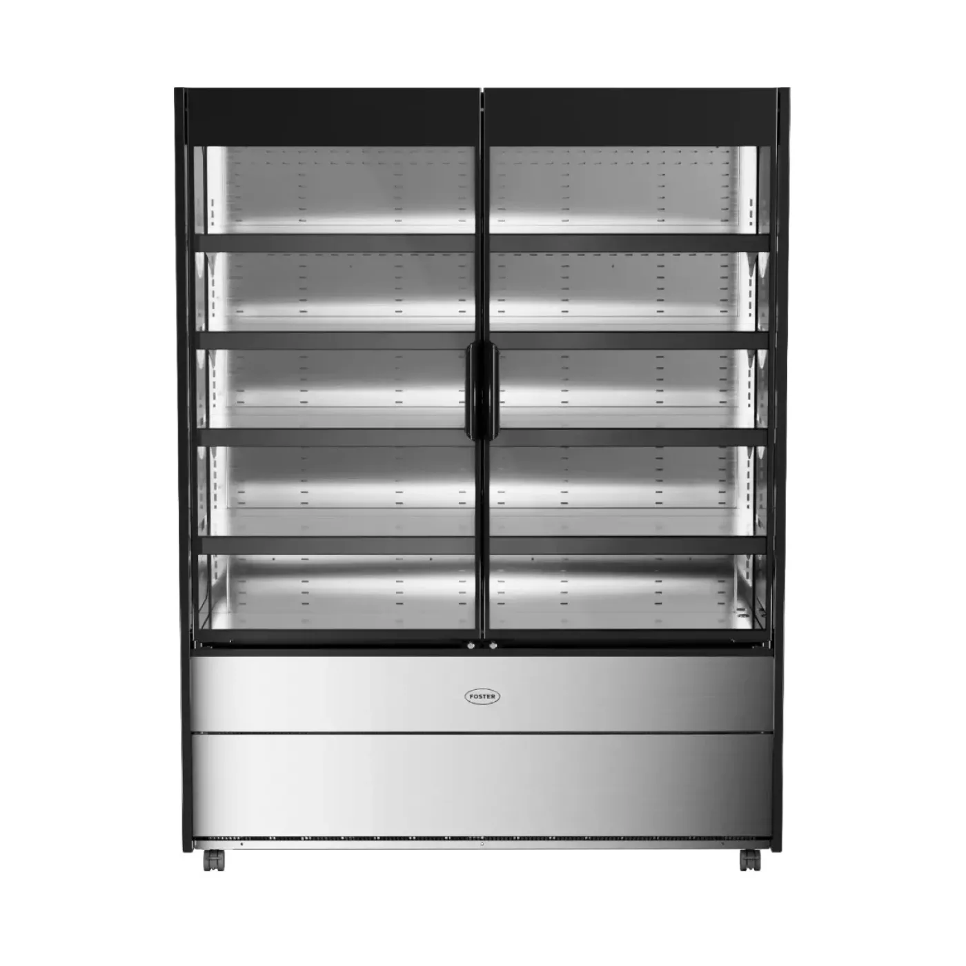 Foster EMD1500G/44-108 EcoShow Multideck with Double Glass Doors 1495mm - islandcatering - 1