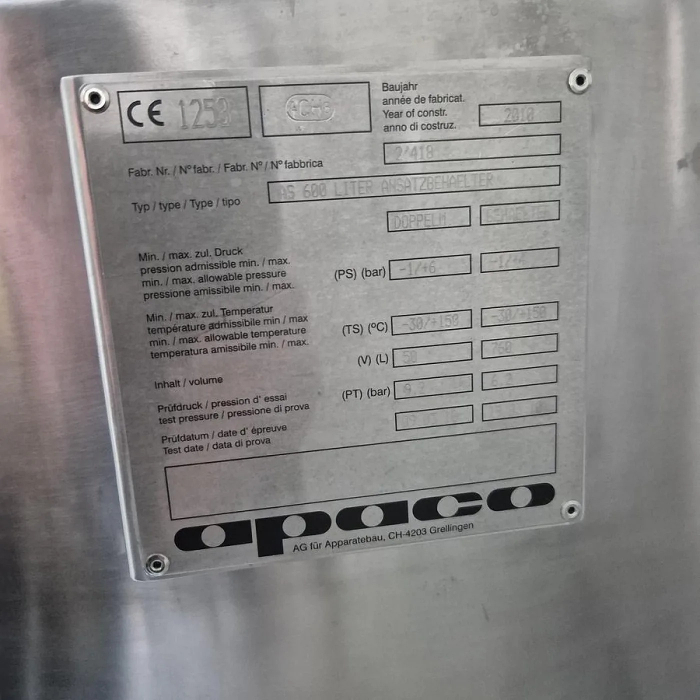 Apaco pharmazeutische Ansatzanlage - 5