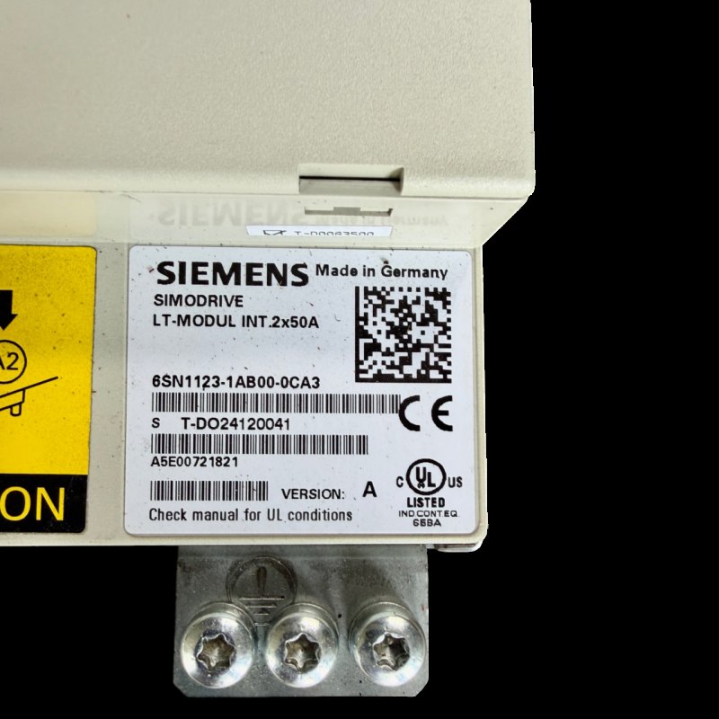 Siemens SIMODRIVE LT-Modul INT. 2x50A Version A Art.-Nr. 6SN1123-1AB00-0CA3