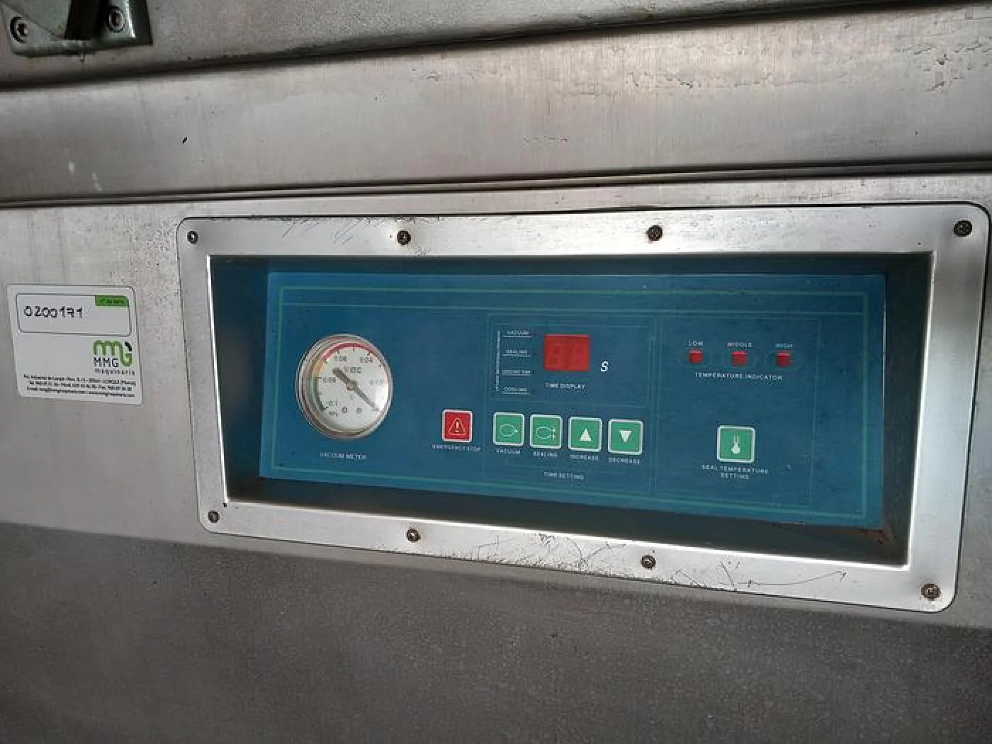 Máquina de Vacuo e selar a quente MMG - 2