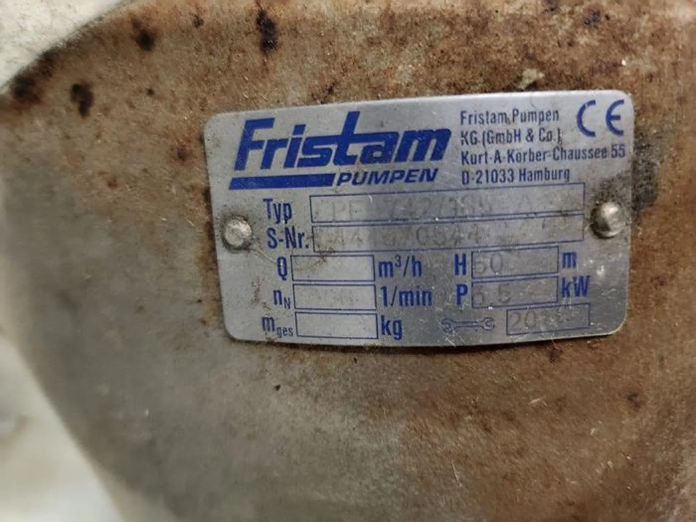 Fristam FPE742/185A Centrifugal Pump - 2