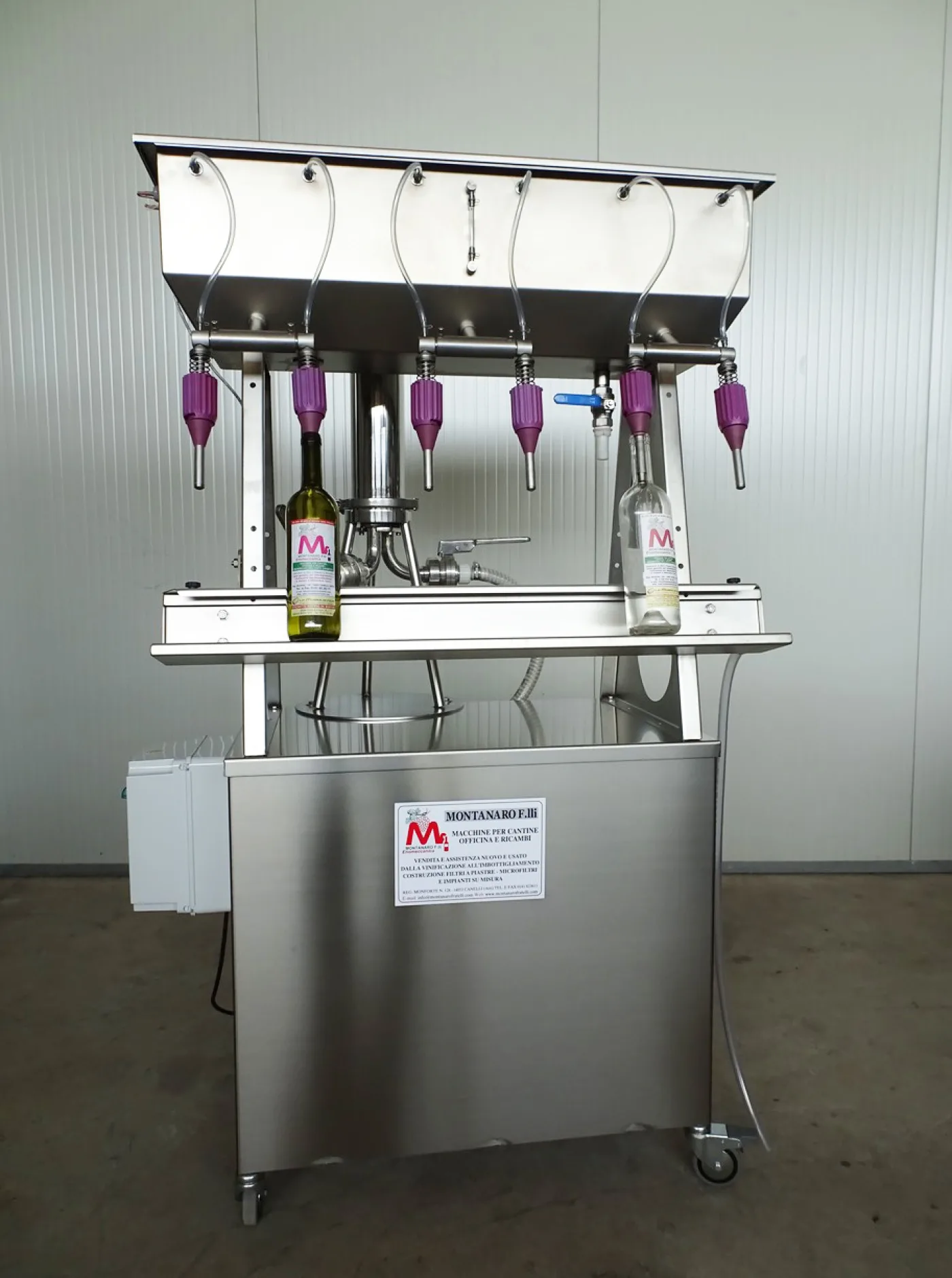 IN-LINE-FILLER 6 NOZZLES WITH MICROFILTER HOUSING NEW MACHINE - 7