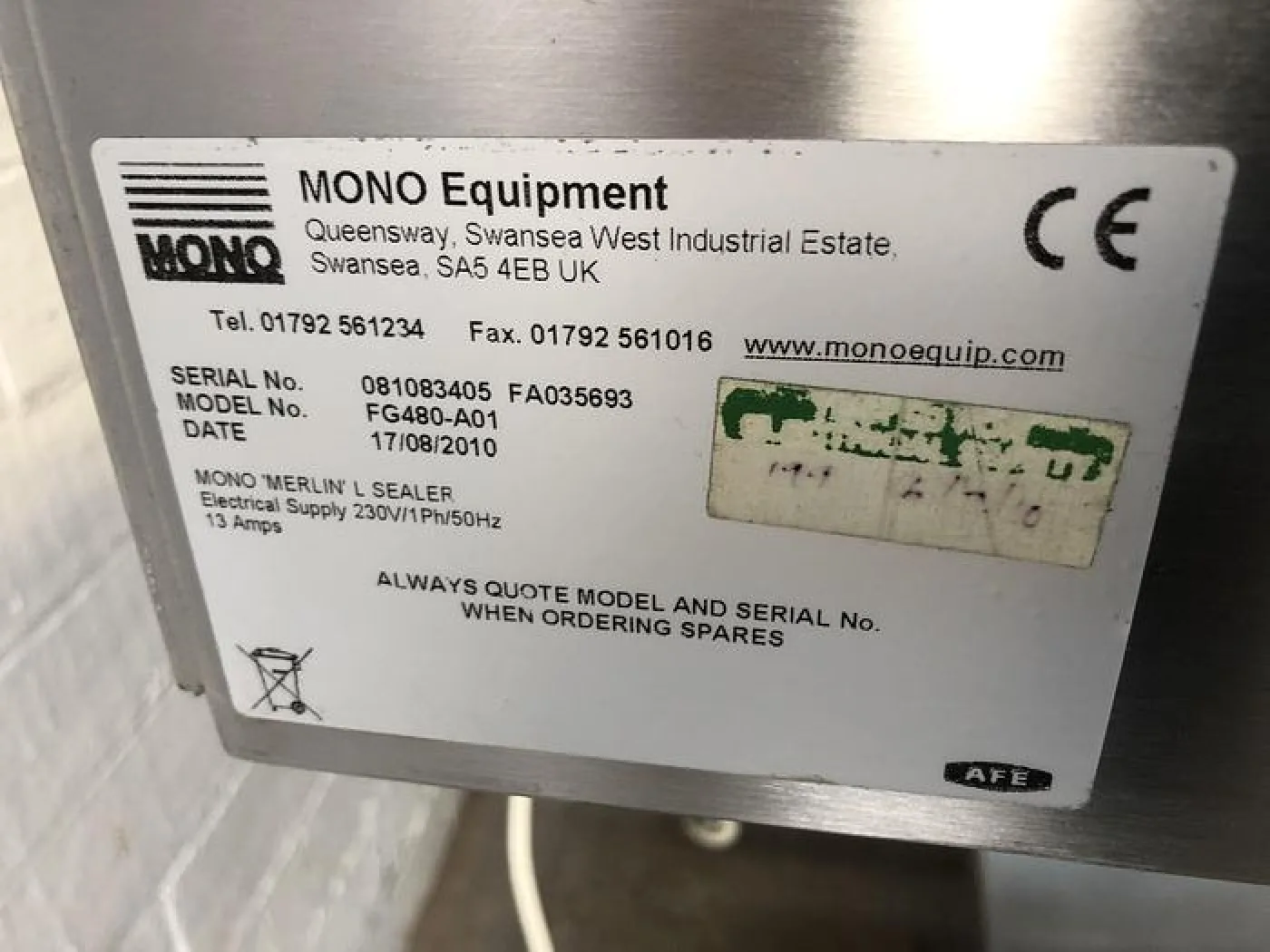 Bluebird Merlin L Sealer, 400mm x 400mm seal area - 3
