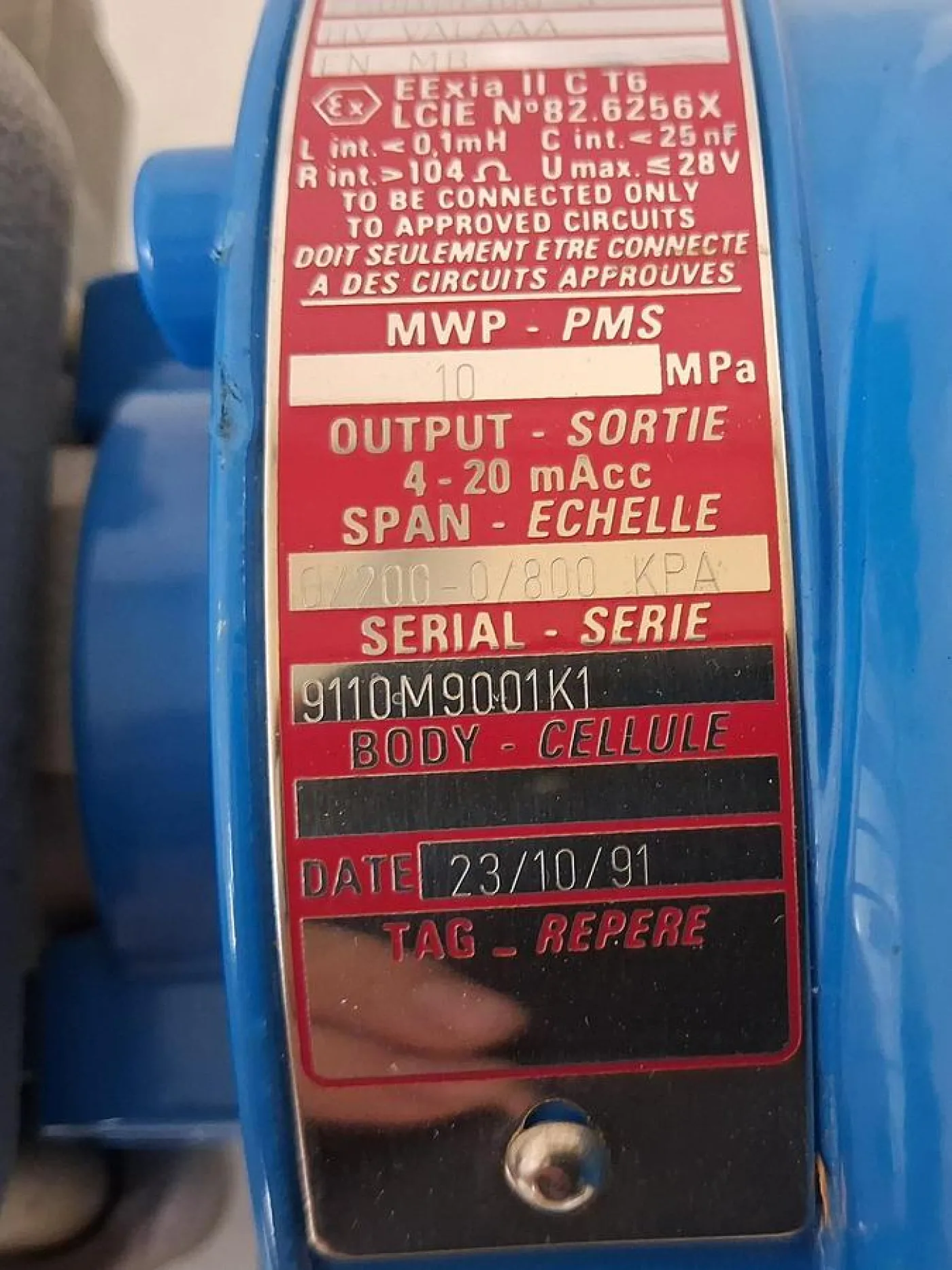 Fischer & Porter 50DP10AAA Differenzdruckmessumformer - 6