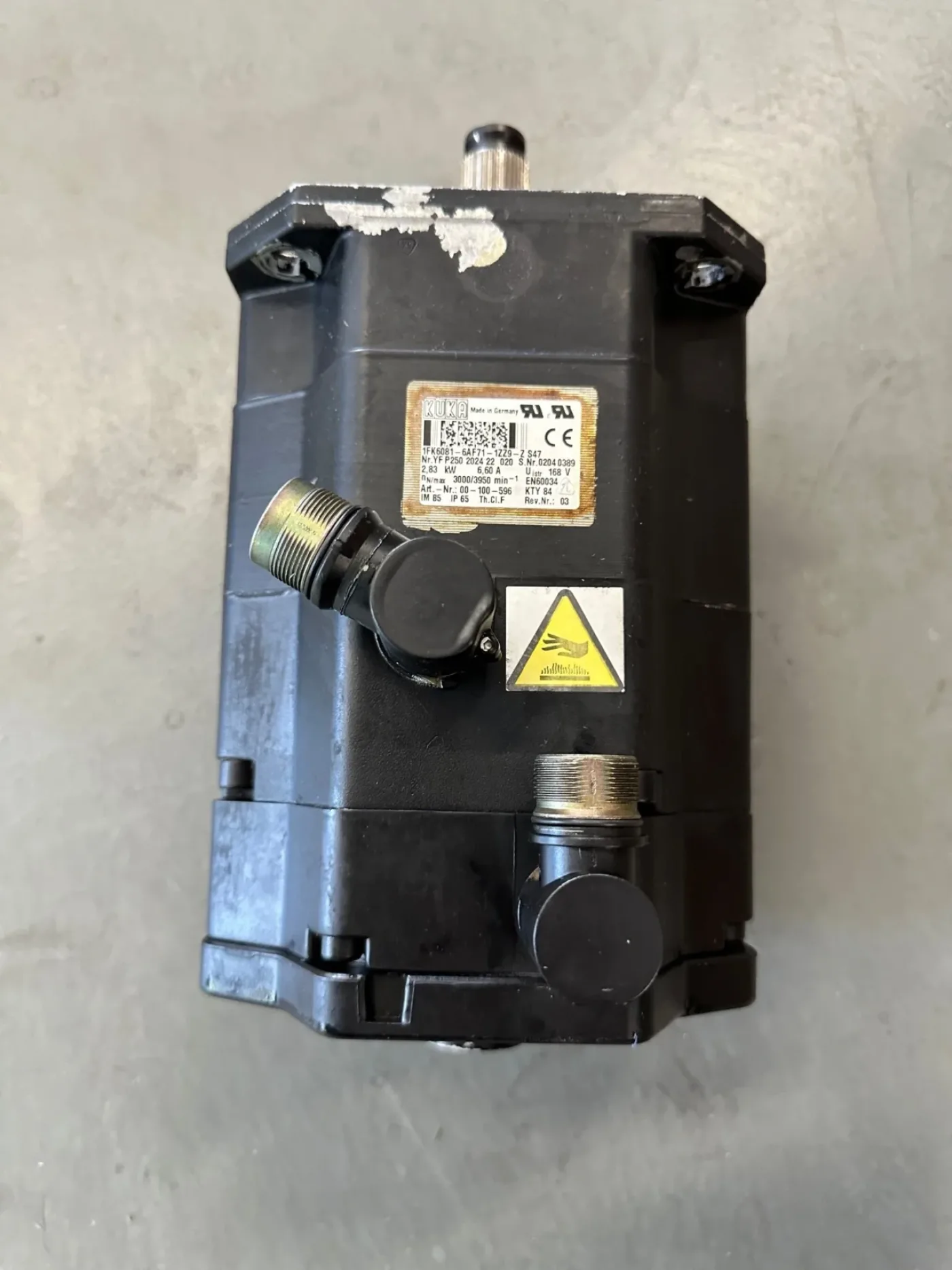 Kuka Servomotor 1FK6081-6AF71-1ZZ9-Z547 - 3