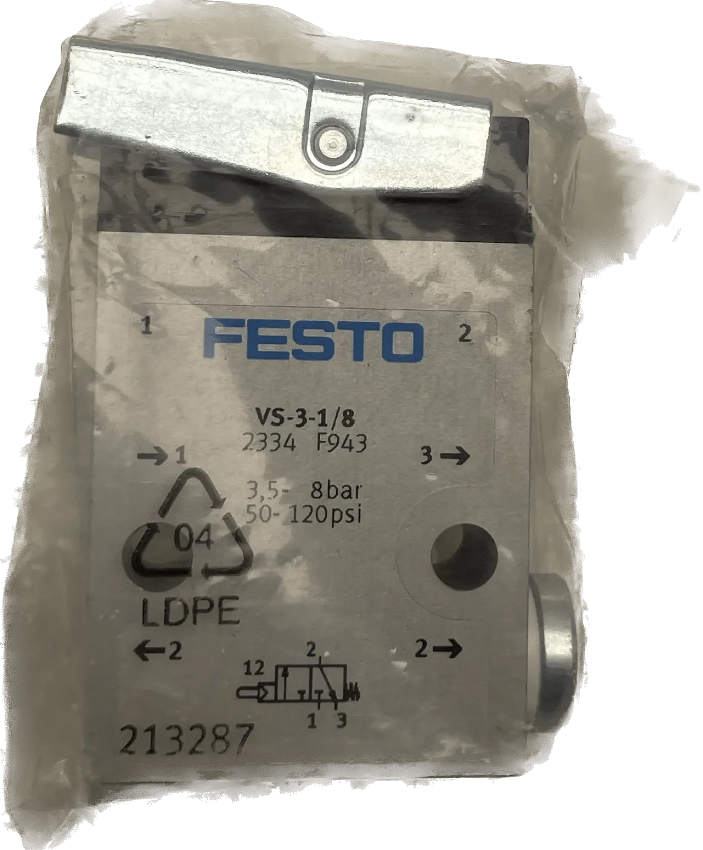 Festo Stößelventil VS-3-1/8 - 1